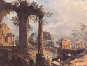 Canaletto A Caprice View with Ruins (mk25) oil