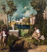 Giorgione The Tempest (nn03) china oil painting reproduction