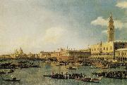 Canaletto Venice:The Basin of San Marco on Ascension Day oil on canvas