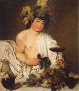 Caravaggio Bacchus painting