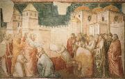 Giotto The Raising of Drusiana,Cappella Peruzzi china oil painting reproduction