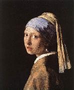 JanVermeer Girl with a Pearl Earring china oil painting reproduction