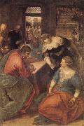 Tintoretto Christ with Mary and Martha china oil painting reproduction