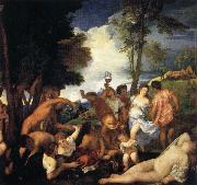 Titian Bacchanal of the Andrians china oil painting reproduction