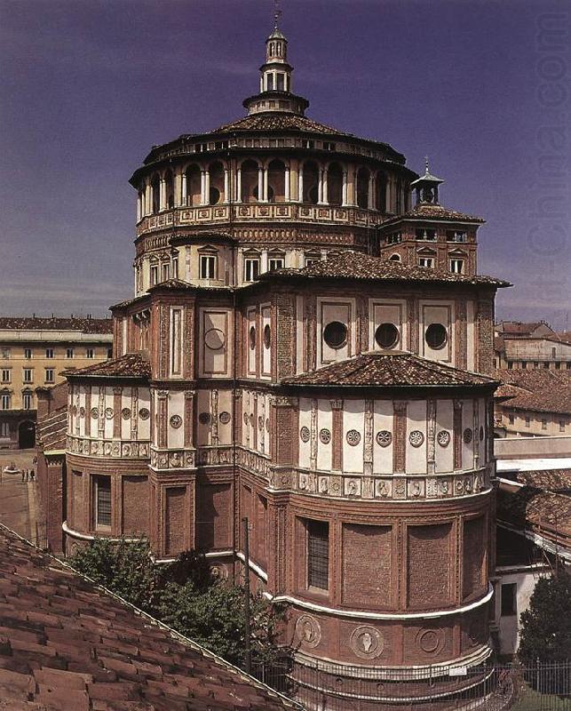 Exterior of the church dfg, BRAMANTE