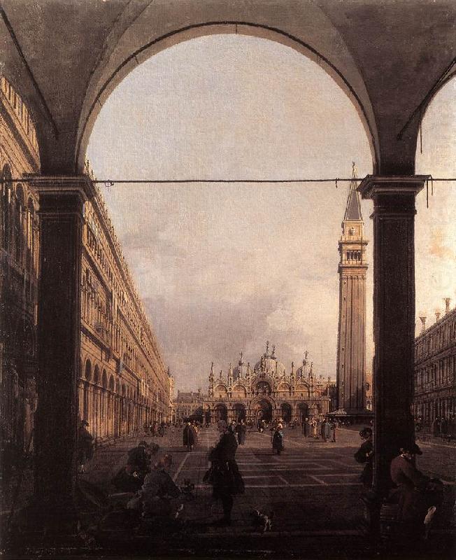 Piazza San Marco: Looking East from the North-West Corner f, Canaletto