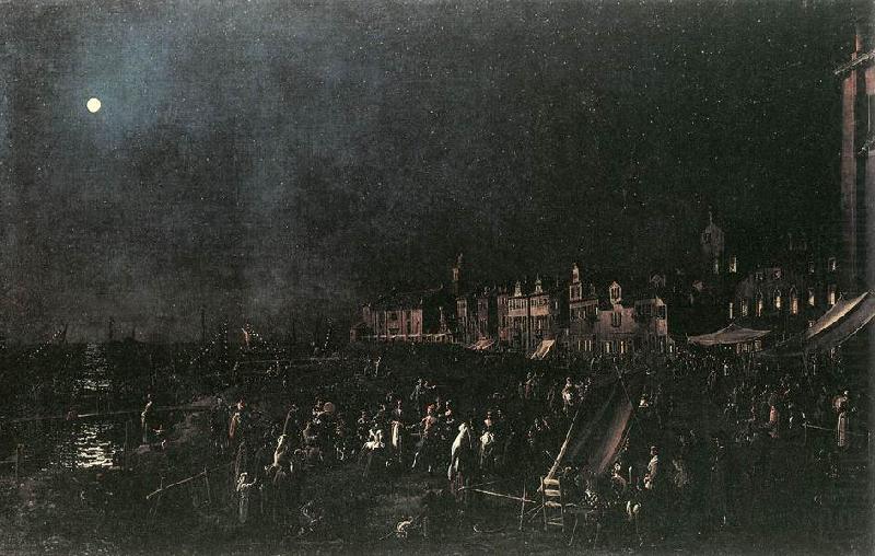 La Vigilia di Santa Marta f, Canaletto