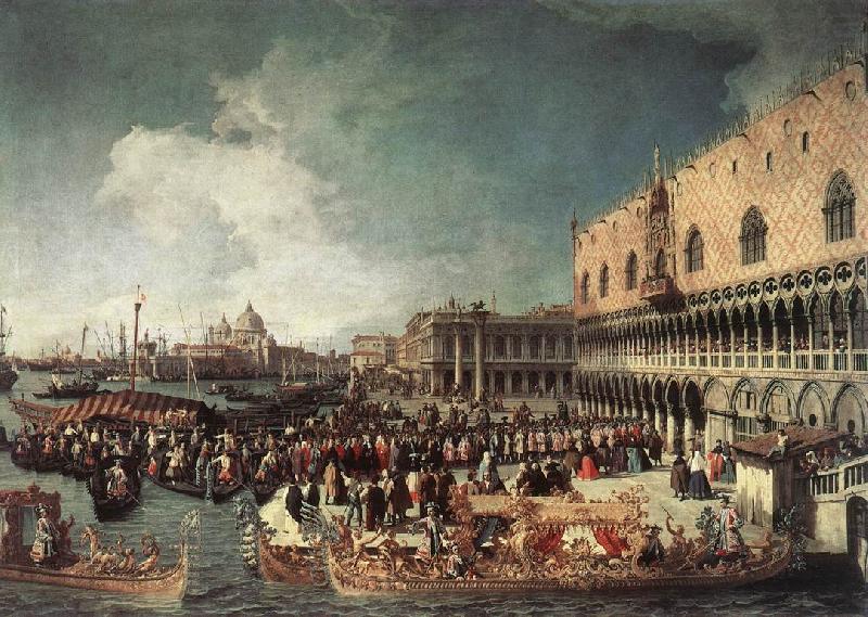 Reception of the Ambassador in the Doge s Palace, Canaletto