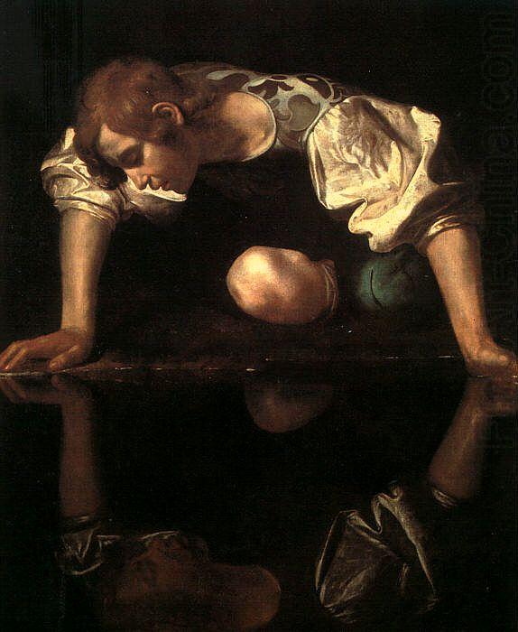 Narcissus, Caravaggio