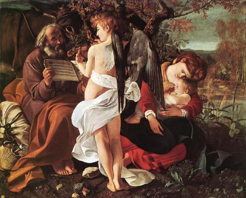 Rest on Flight to Egypt ff, Caravaggio