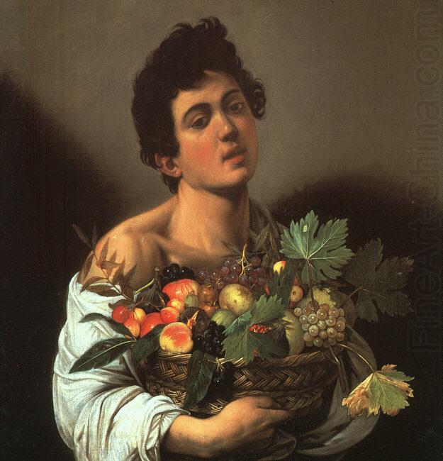 Youth with a Flower Basket, Caravaggio