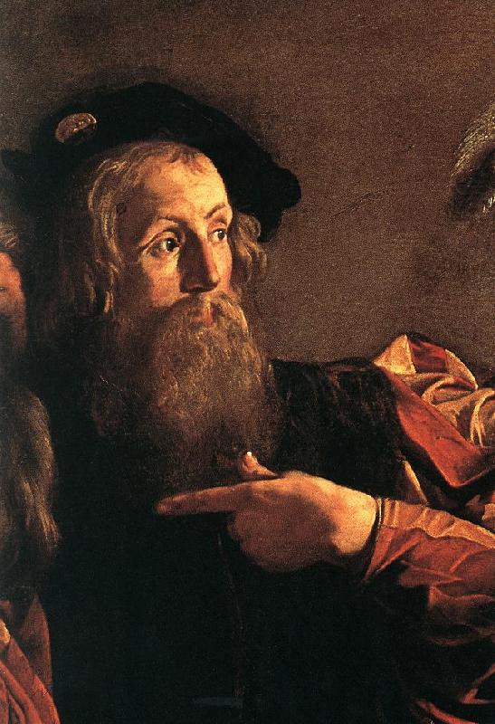 The Calling of Saint Matthew (detail) fg, Caravaggio