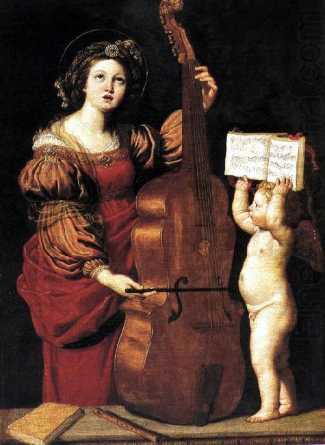 St Cecilia dsw, Domenichino