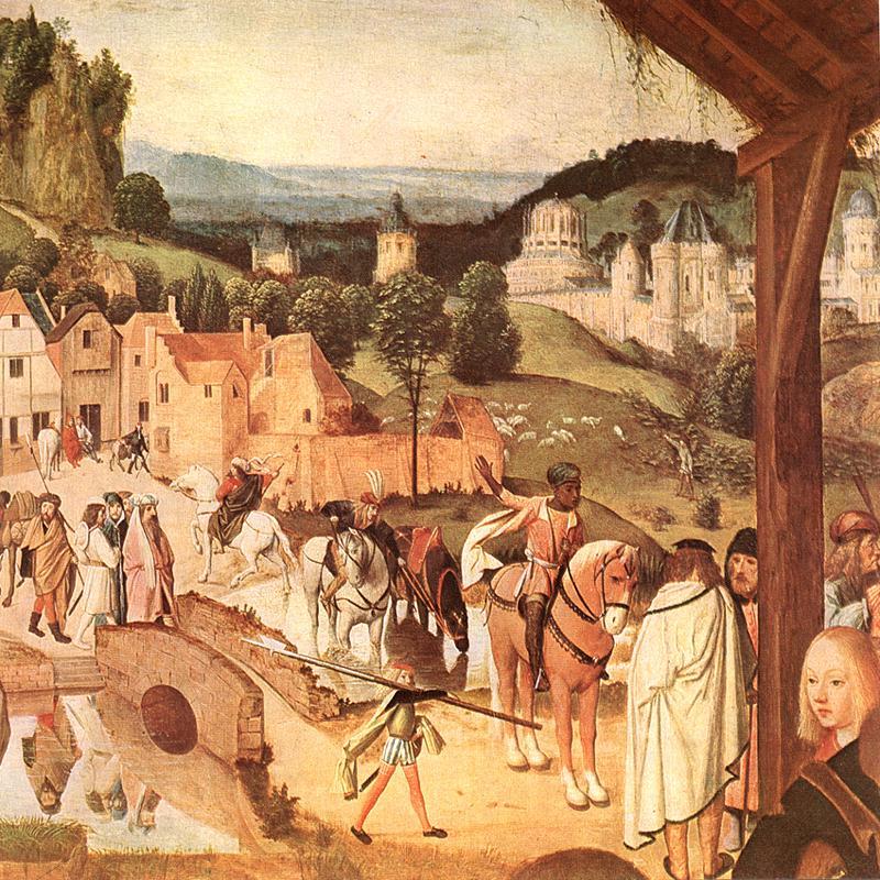 Adoration of the Magi (detail) sdg, GAROFALO