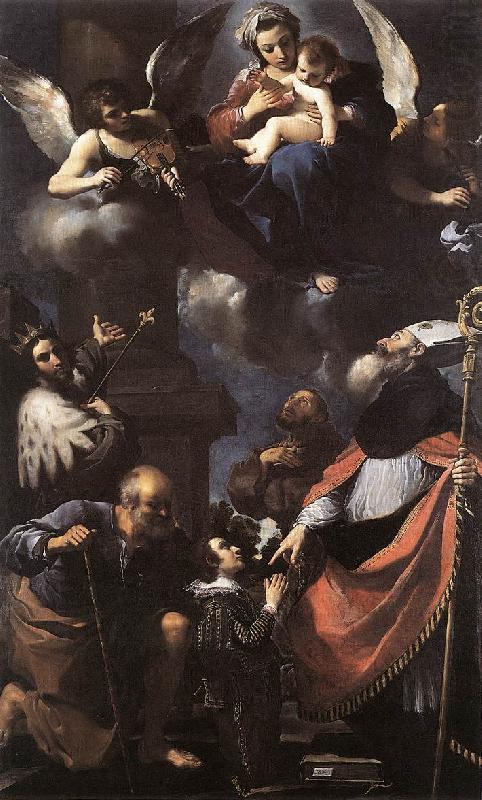 A Donor Presented to the Virgin lkhi, GUERCINO