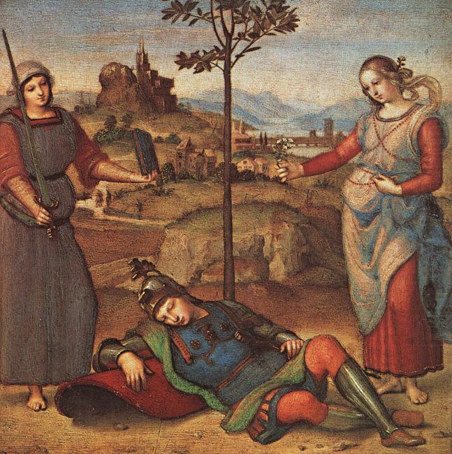 The Knights Dream, Raphael