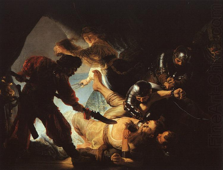 The Blinding of Samson, Rembrandt