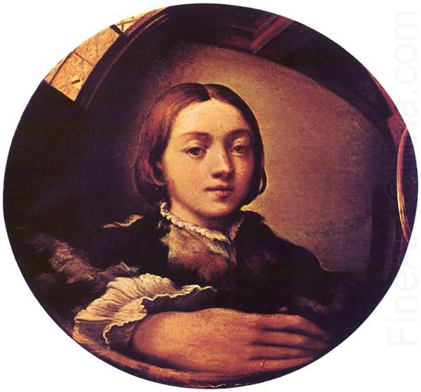 Self-portrait in a Convex Mirror a, PARMIGIANINO