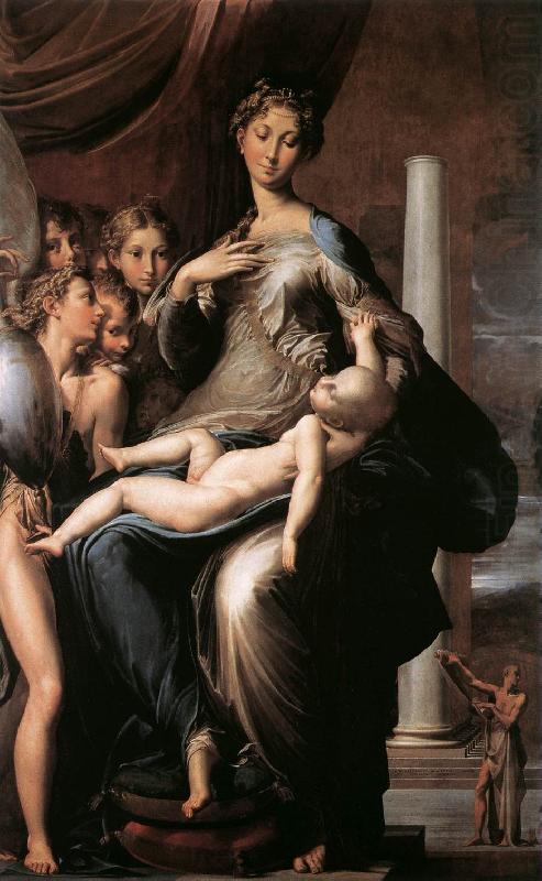 Madonna dal Collo Lungo (Madonna with Long Neck) ga, PARMIGIANINO