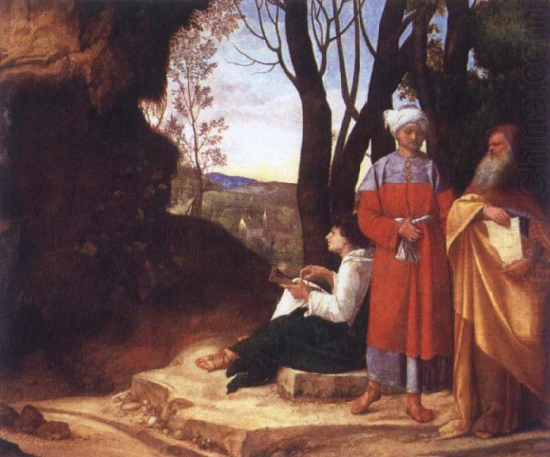 The Three Philosophers, Giorgione