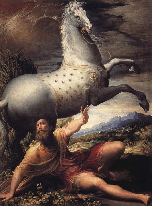 The Conversion of Paul, PARMIGIANINO