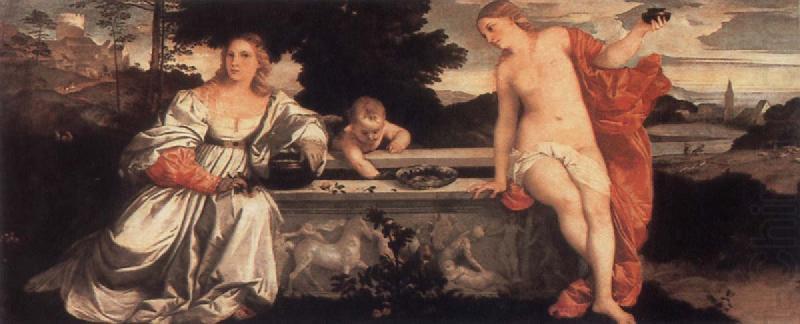 Sacred and Profane Love, Titian