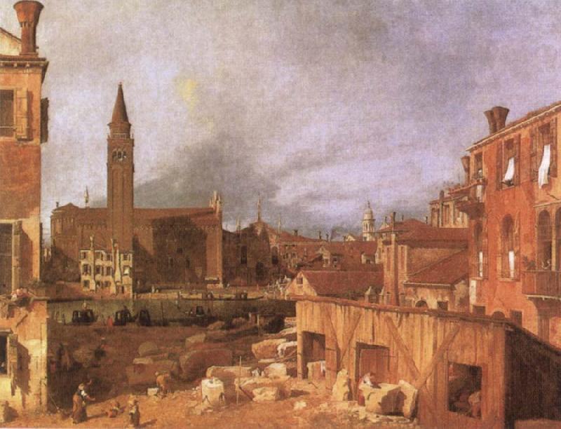 Campo S.Vidal and Santa Maria della Carita, Canaletto