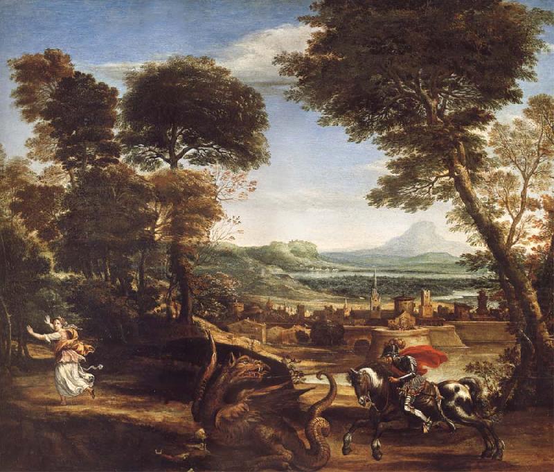 Saint George Killing the Dragon, Domenichino