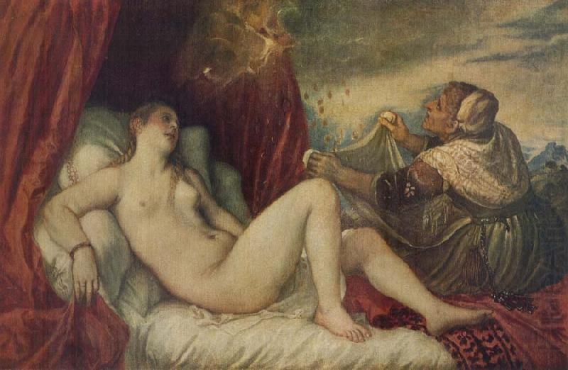 Danae, Titian