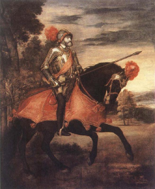 Empeor Charles V at Muhlbeng, Titian