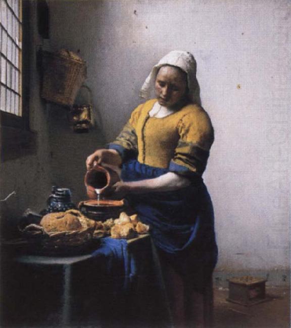 The milk ausgiebende cake lass, JanVermeer