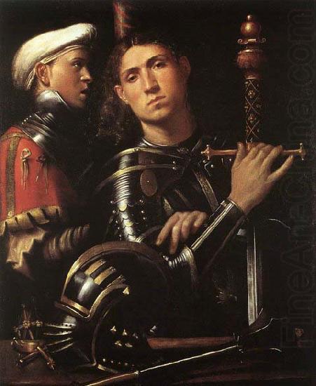 Warrior with Equerry, CAVAZZOLA