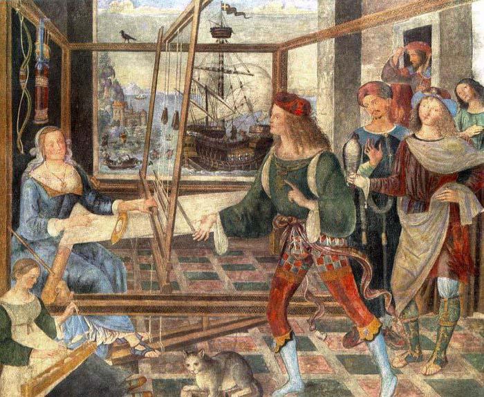 The Return of Odysseus, Pinturicchio