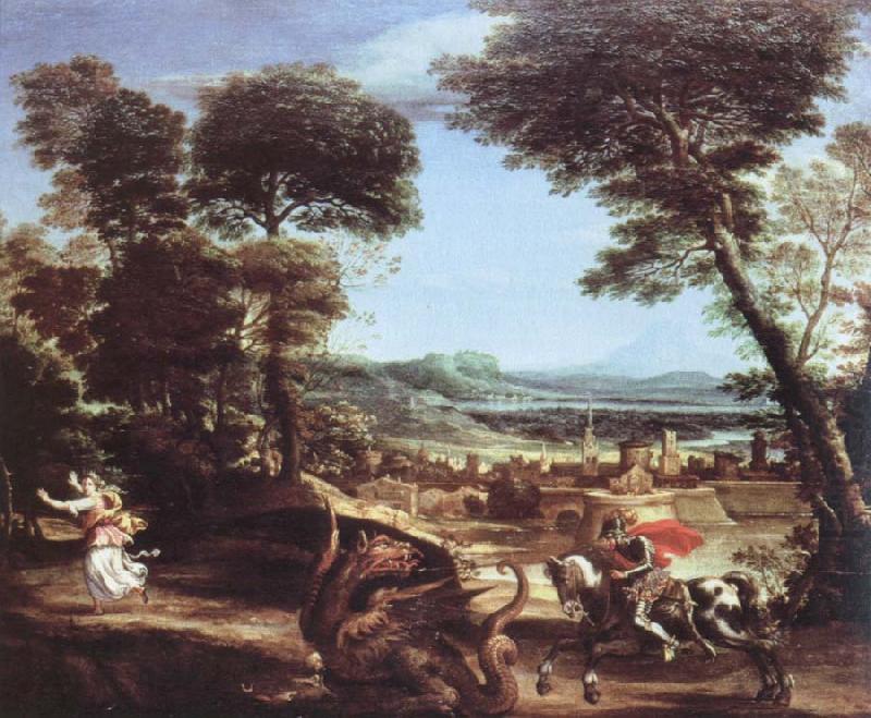 st.george killing the dragon, Domenichino