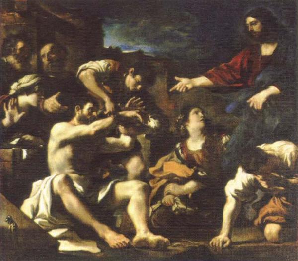 raising of lazarus, GUERCINO