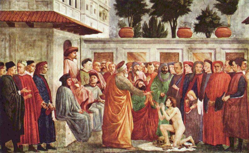 Resurrection of the Son of Theophilus, MASACCIO