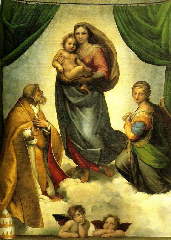 the sistine madonna, Raphael