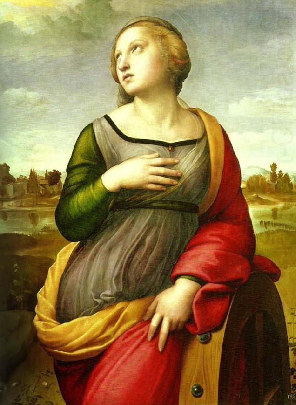 st catherine, Raphael