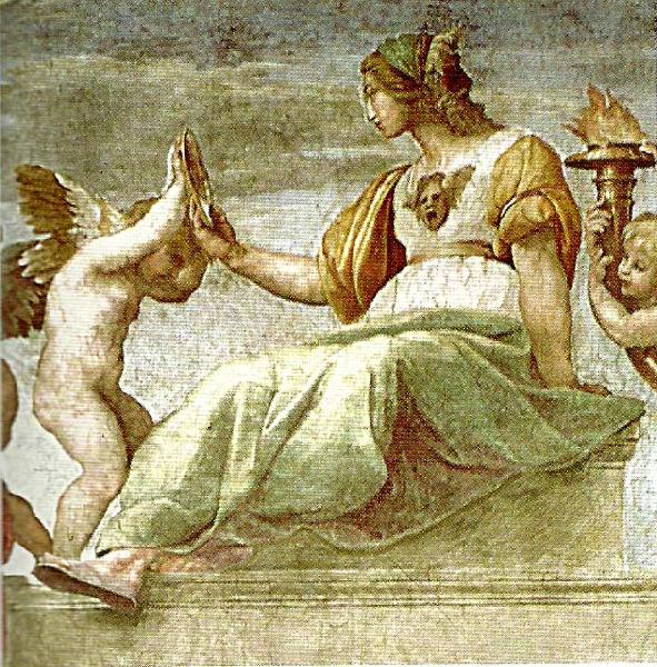 prudence, justice wall, Raphael