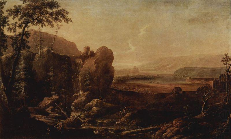 Landschaft mit Wasserfall, Alexander