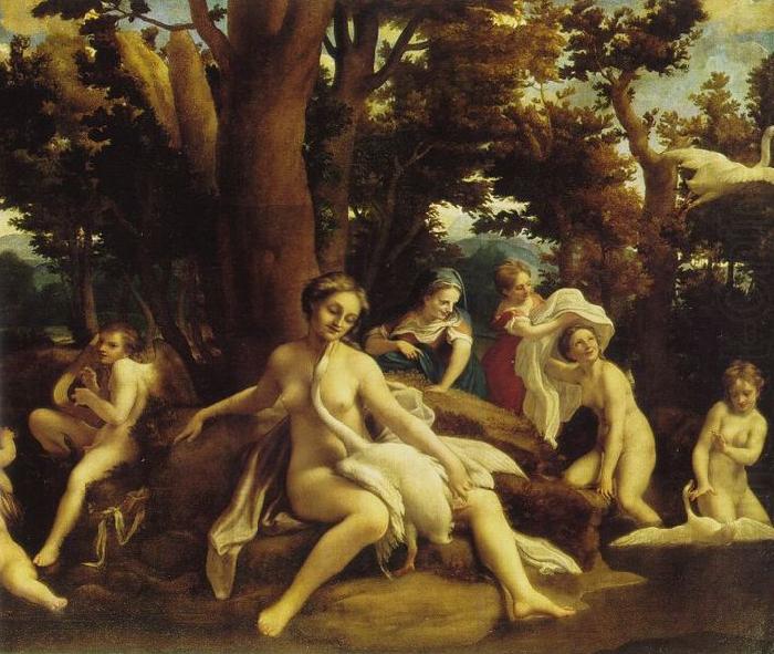 Leda mit dem Schwan, Correggio