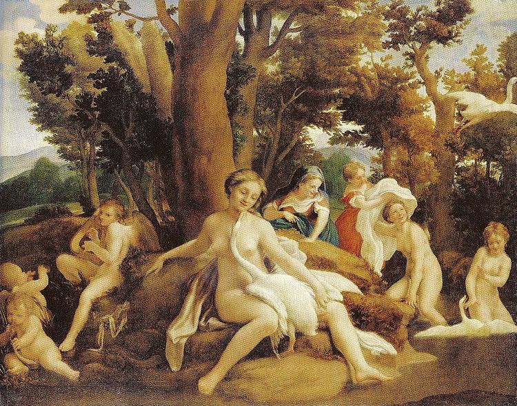 Leda mit dem Schwan, Correggio