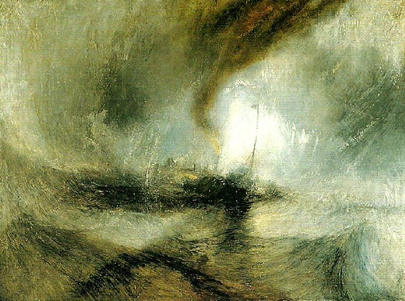 snow storm, J.M.W.Turner