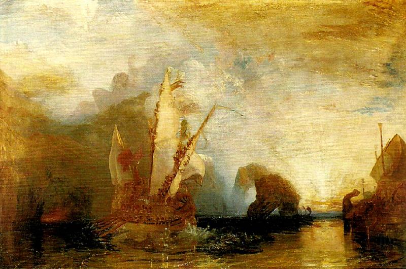 ulysses deriding polyphemus-homer's odyssey, J.M.W.Turner