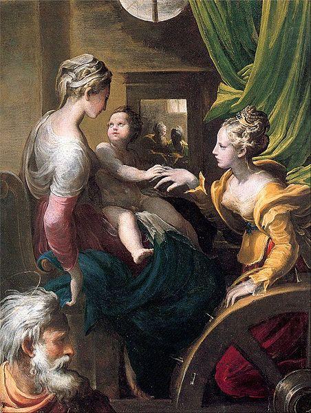 Mystic Marriage of Saint Catherine, PARMIGIANINO