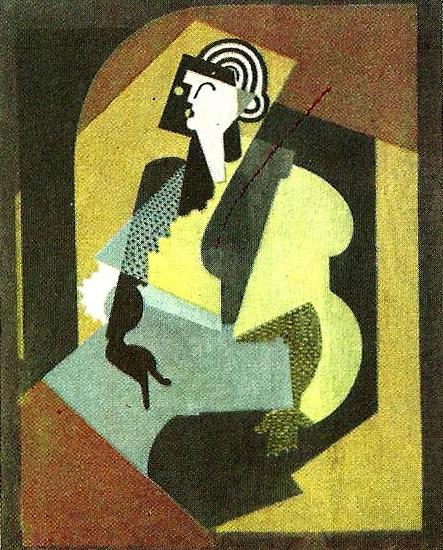 kvinna med handske, gleizes