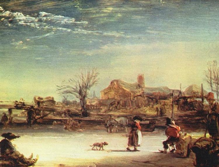 Winterlandschaft, REMBRANDT Harmenszoon van Rijn