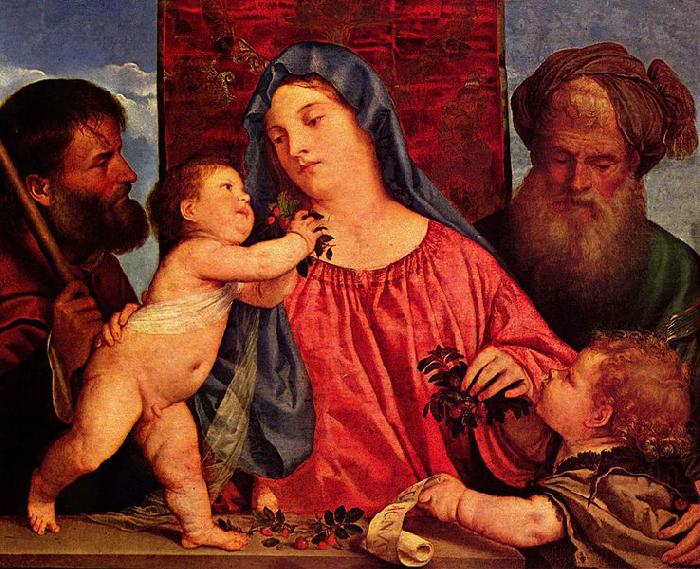 Kirschen-Madonna, Titian