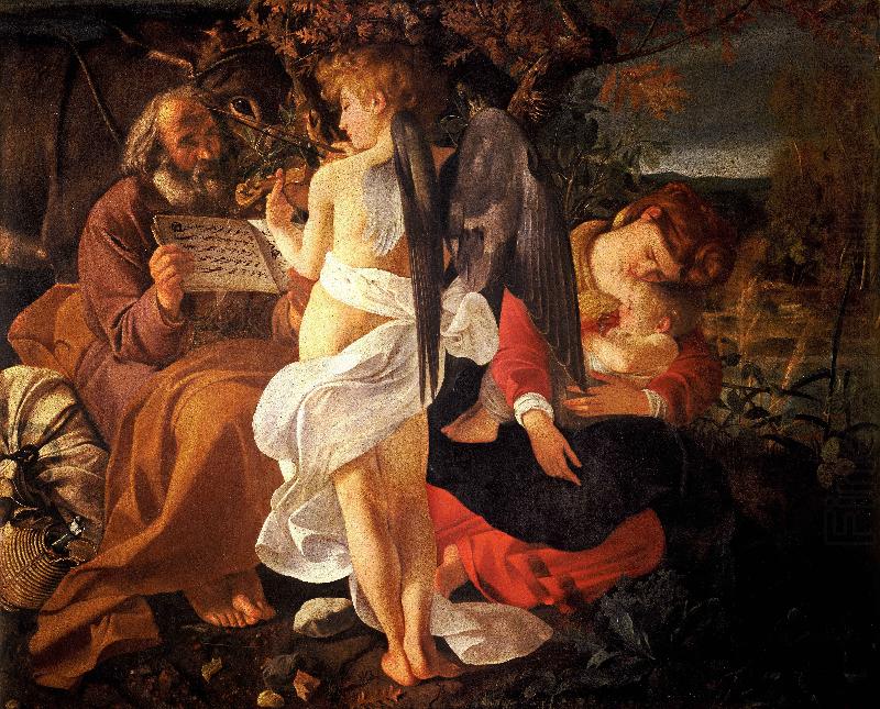 Rest on the Flight into Egypt, Caravaggio