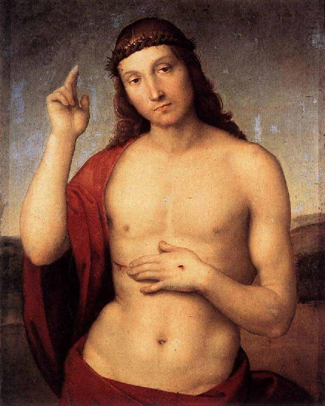 Christ Blessing, Raphael